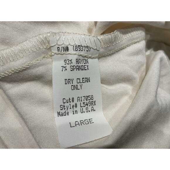 Sky Brand Maxi Dress Large Sleeveless Off White Lace Front NWT - Picture 8 of 9